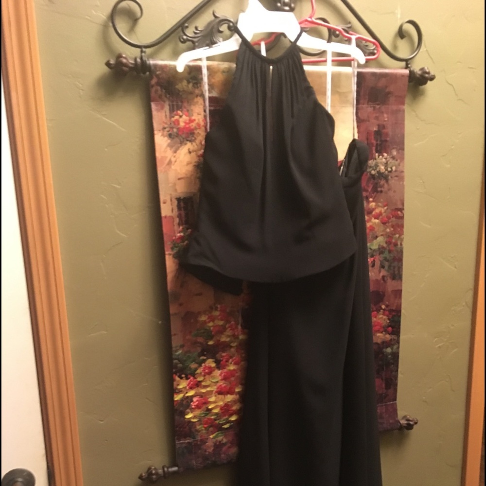2 piece halter and skirt